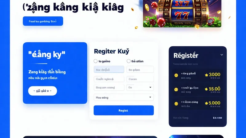 Giao diện trang chủ SV88.com với nút Đăng Ký nổi bật