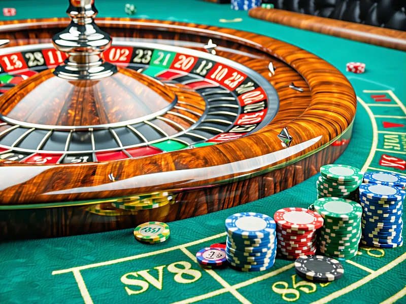 Mẹo chơi Roulette tại SV88 Chính Thức, với bánh xe Roulette và các con chip.