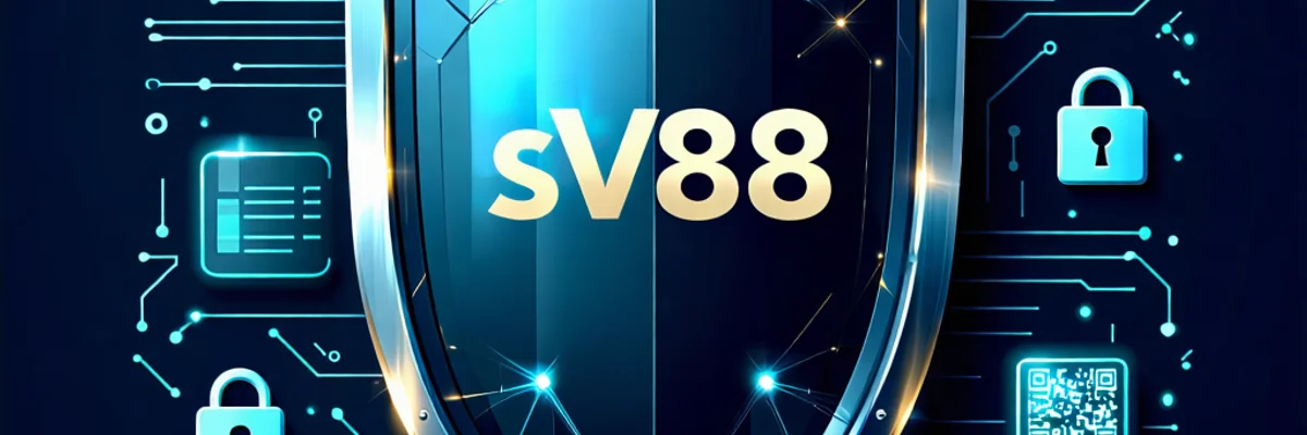 Biểu tượng bảo mật và công nghệ tiên tiến của SV88, thể hiện sự an toàn và đáng tin cậy